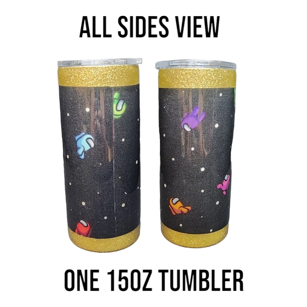 Among Us/15oz Handcrafted Tumbler - Picture 3 of 3